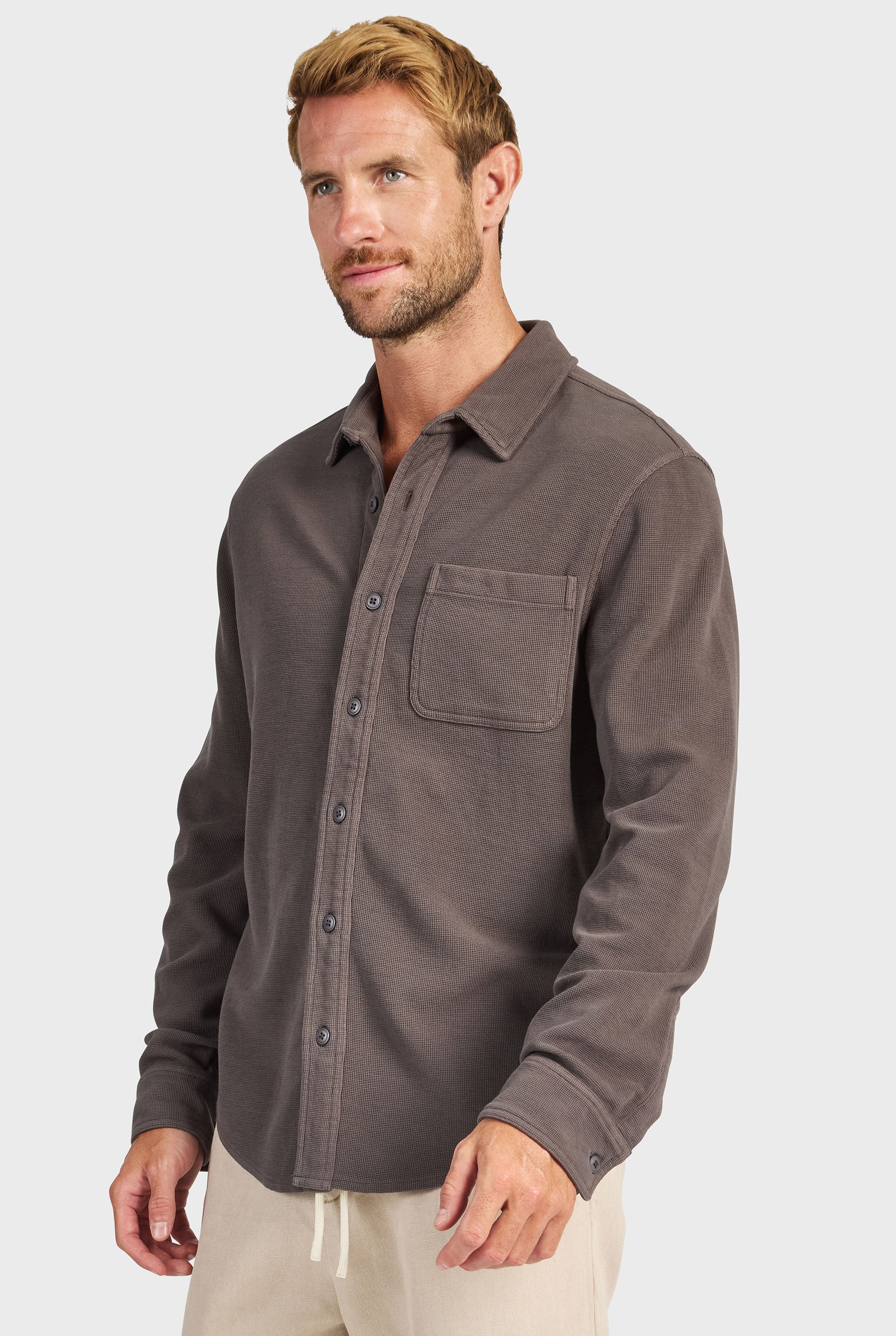 Carlos Cotton Waffle Shirt